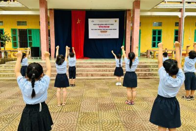 Ngày Hội võ nhạc Vovinam tại trường Tiểu học Nghĩa Thịnh