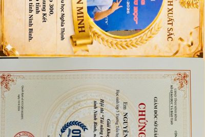 Vinh danh học sinh xuất sắc tham gia Hội thi “ Tài năng Tiếng Anh tiểu học” cấp tỉnh