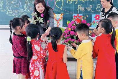 Các hoạt động ý nghĩa chào mừng 116 năm Ngày Quốc tế Phụ nữ 8/3 của Trường Tiểu học Nghĩa Thịnh